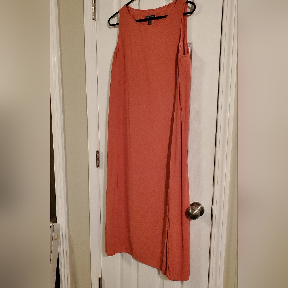 Eileen Fisher lines shift dress, Size Small